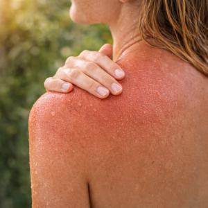 Soin naturel pour apaiser une peau &eacute;chauff&eacute;e